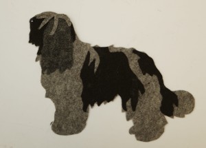 Schapendoes felt aplication for self-assembly 