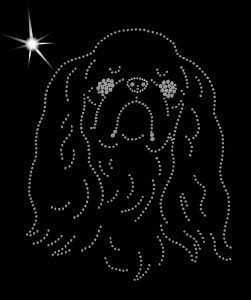 King Charles Spaniel diamond aplication