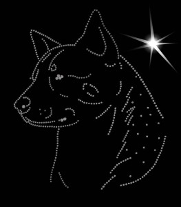 AUSTRALIJSKI CATTLE DOG - APLIKACJA DIAMENTOWA