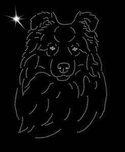 BORDER COLLIE - APLIKACJA DIAMENTOWA