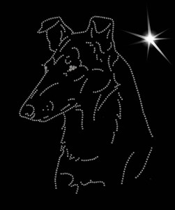 OWCZAREK SZKOCKI KRÓTKOWŁOSY - APLIKACJA diamentowa