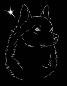 SCHIPPERKE - APLIKACJA DIAMENTOWA