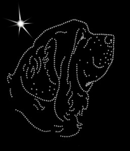 CLUMBER SPANIEL - APLIKACJA DIAMENTOWA