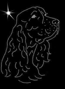 SPRINGER SPANIEL ANGIELSKI - APLIKACJA DIAMENTOWA