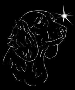 SPRINGER SPANIEL WALIJSKI - APLIKACJA DIAMENTOWA