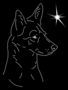 PODENGO PORTUGALSKI MINIATUROWY KRÓTKOWŁOSY - APLIKACJA diamentowa