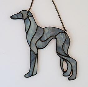 Italian Greyhound - stained glass window decoration 