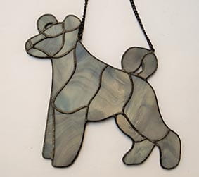 Pumi - stained glass window decoration 