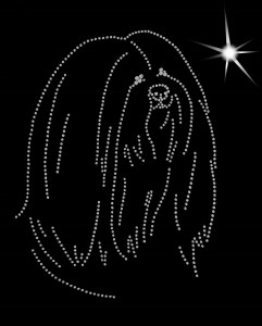 Lhasa Apso diamond aplication 