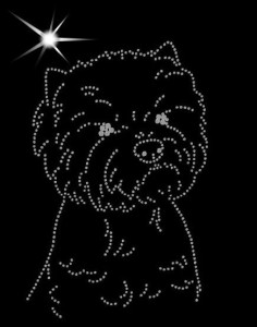 WEST HIGHLAND WHITE TERRIER DIAMOND APLICATION