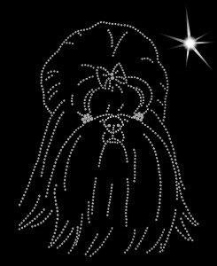 Shih tzu diamond aplication 