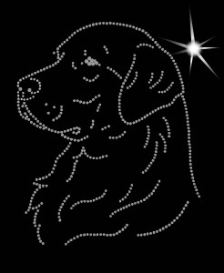 GOLDEN RETRIEVER DIAMOND APLICATION