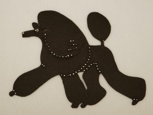 Poodle Standard felt aplication for self-assembly 