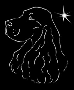ENGLISH COCKER SPANIEL DIAMOND APLICATION
