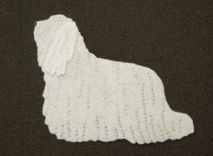 Komondor - aplikacja filcowa do samodzielnego montażu 