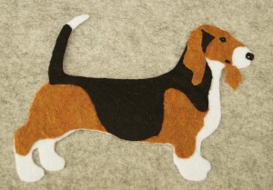 Basset Artésien Normand felt aplication