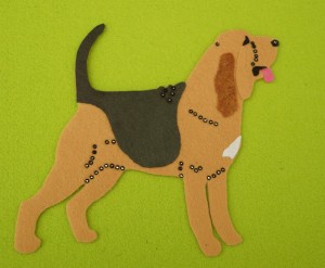 Bloodhound felt aplication