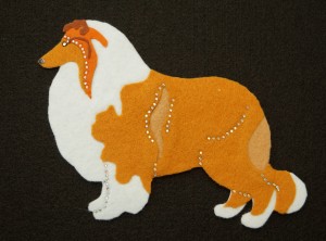  Collie Rough felt aplication
