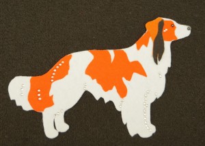  Kooikerhondje felt aplication