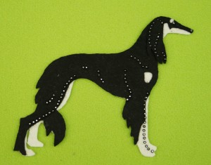 Saluki  felt aplication