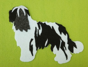 Schapendoes  felt aplication