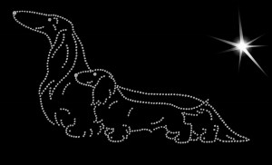 Dachshund  Long-haired diamond aplication