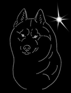 SIBERIAN HUSKY DIAMOND APPLICATION