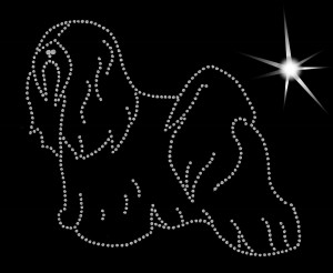 TERIER TYBETAŃSKI - APLIKACJA DIAMENTOWA