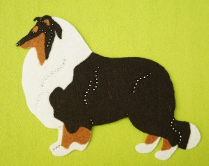 Collie Rough felt aplication  for self-assembly 