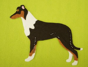 Collie Smooth felt aplication  for self-assembly 