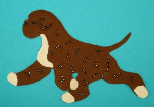 Lagotto romagnolo felt aplication