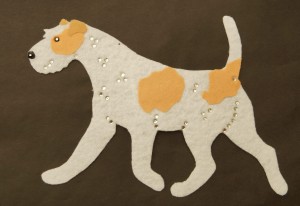  Parson Russel Terrier felt aplication