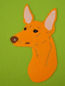  Pharaoh Hound felt aplication