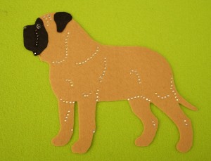 Mastiff felt aplication for self-assembly 