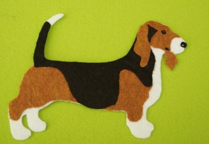 Basset Artésien Normand felt aplication for self-assembly 