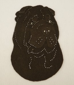 Shar-Pei felt aplication for self-assembly 